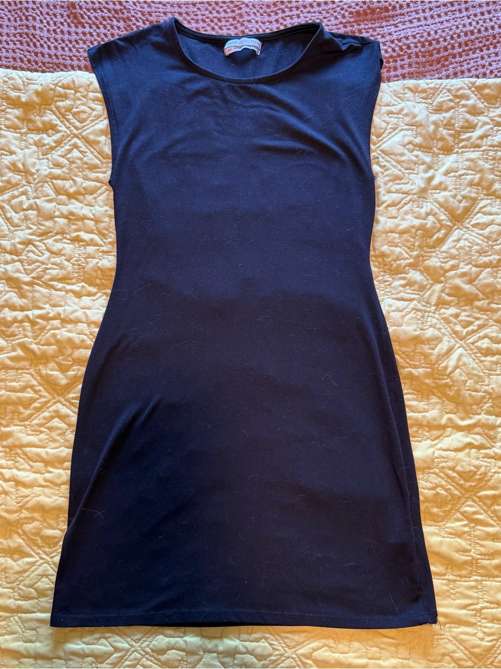 Urban Outfitters Black Sleeveless Mini Shift Dress